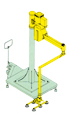 Moveable floor mount